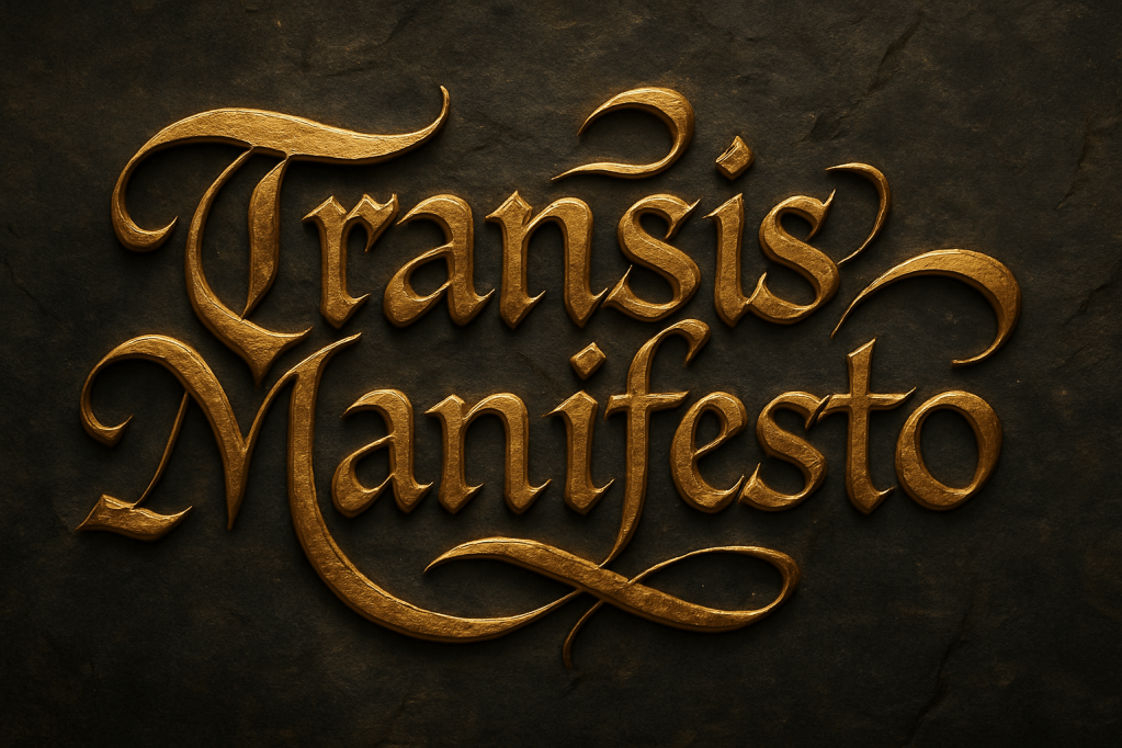 The Trasism Manifesto - ILAN MOYAL, Digital Image